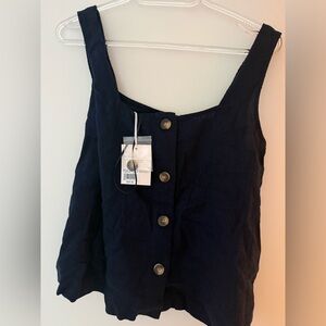 Navy top by Lauren Conrad